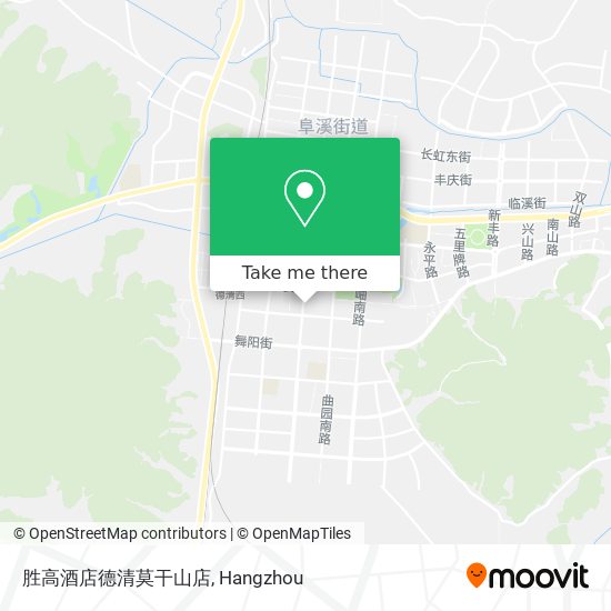 胜高酒店德清莫干山店 map