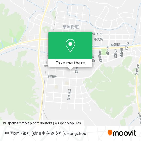 中国农业银行(德清中兴路支行) map
