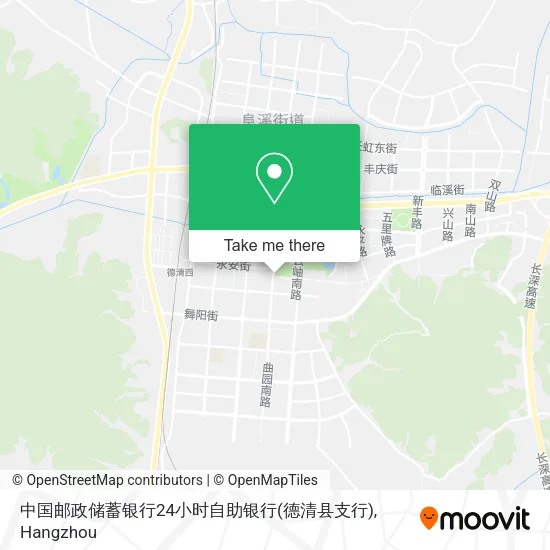 中国邮政储蓄银行24小时自助银行(德清县支行) map