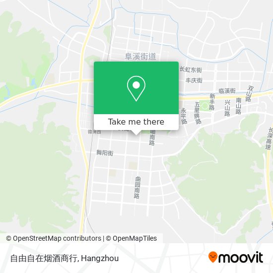 自由自在烟酒商行 map