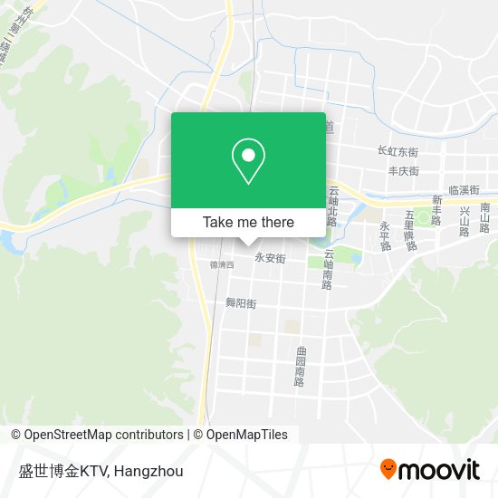 盛世博金KTV map