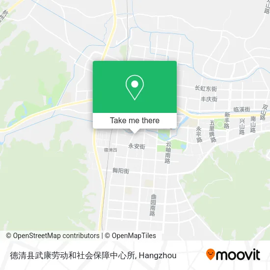 德清县武康劳动和社会保障中心所 map