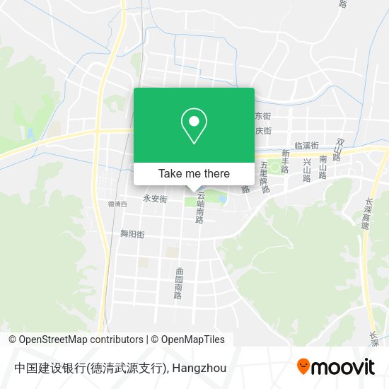 中国建设银行(德清武源支行) map