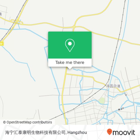 海宁汇泰康明生物科技有限公司 map