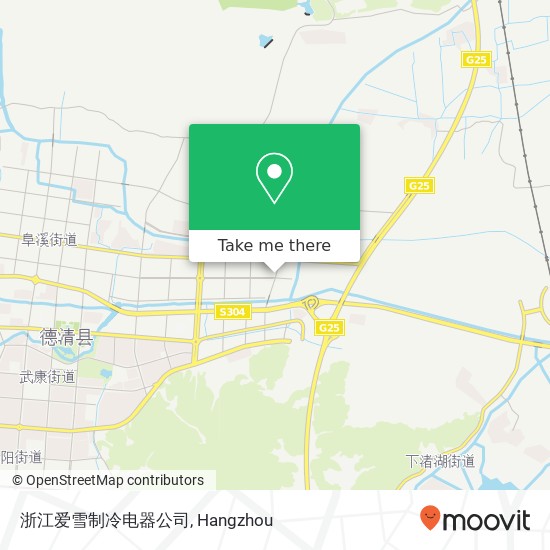 浙江爱雪制冷电器公司 map