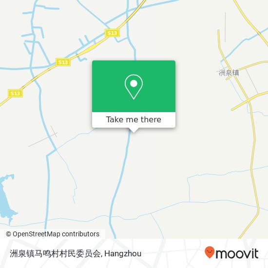 洲泉镇马鸣村村民委员会 map