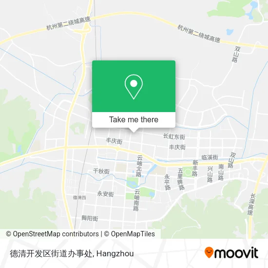 德清开发区街道办事处 map