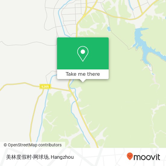 美林度假村-网球场 map