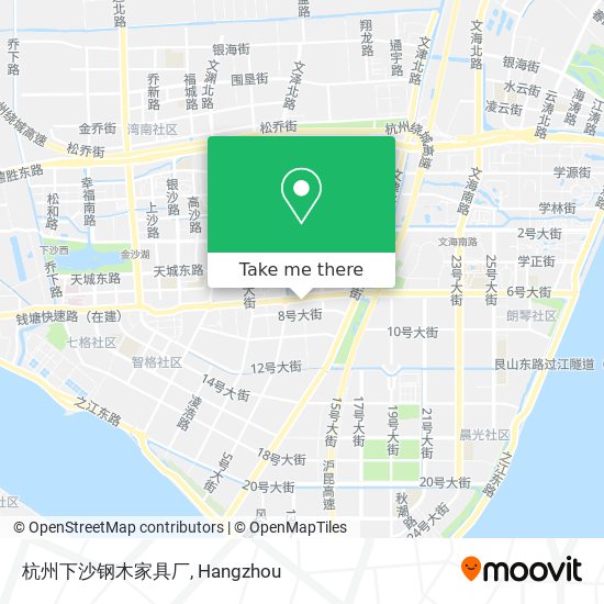 杭州下沙钢木家具厂 map