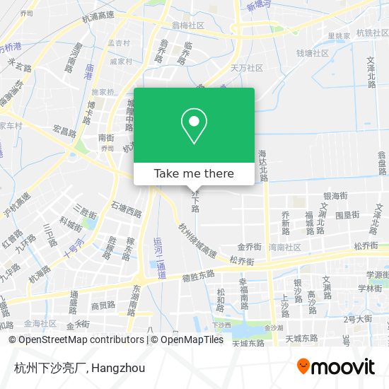 杭州下沙亮厂 map