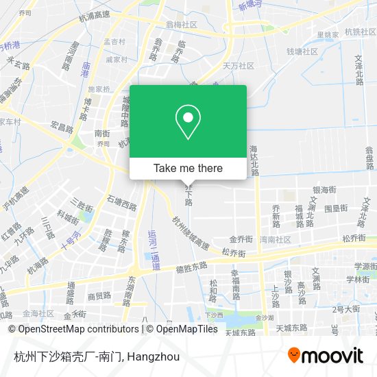 杭州下沙箱壳厂-南门 map