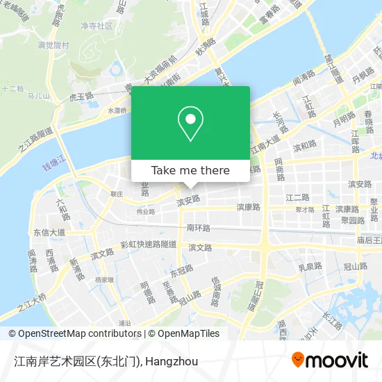 江南岸艺术园区(东北门) map