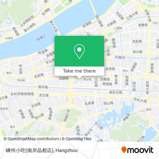 嵊州小吃(南岸晶都店) map