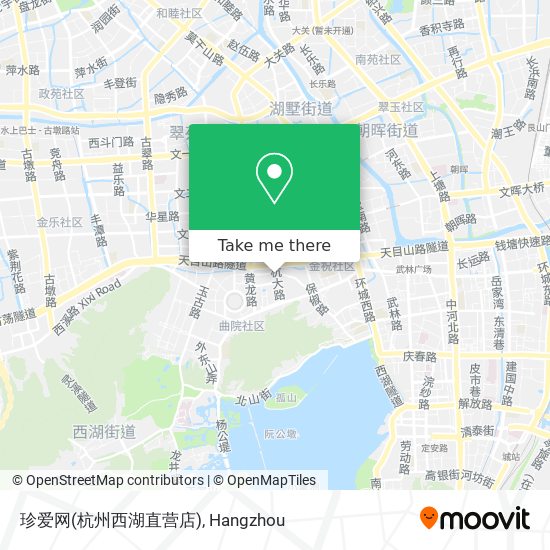 珍爱网(杭州西湖直营店) map