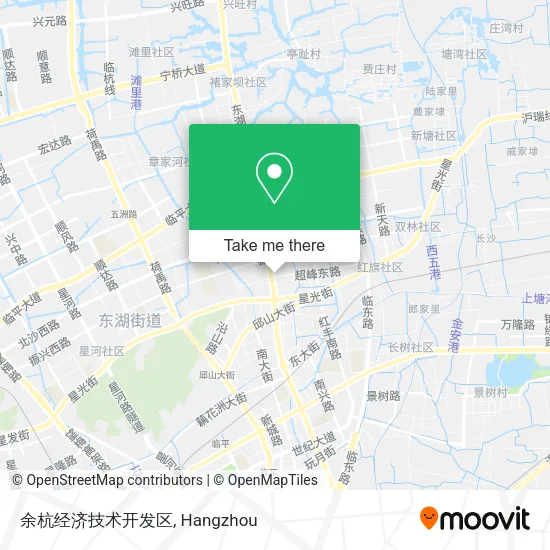 余杭经济技术开发区 map