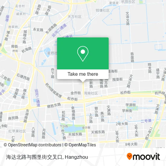 海达北路与围垦街交叉口 map