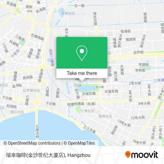 瑞幸咖啡(金沙世纪大厦店) map