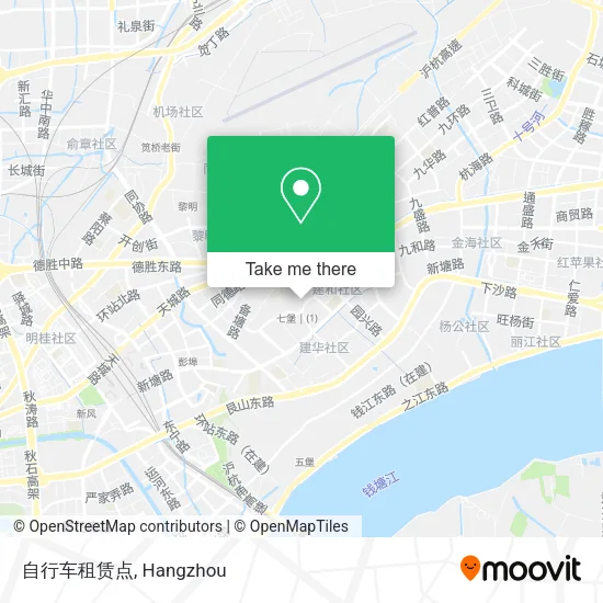 自行车租赁点 map