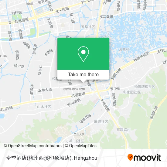 全季酒店(杭州西溪印象城店) map