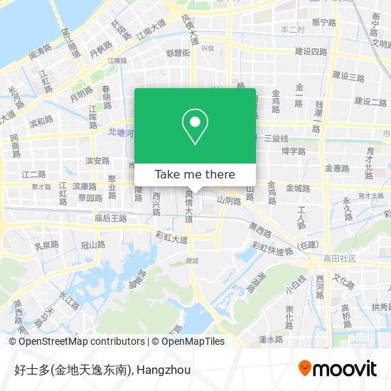 好士多(金地天逸东南) map