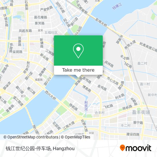 钱江世纪公园-停车场 map