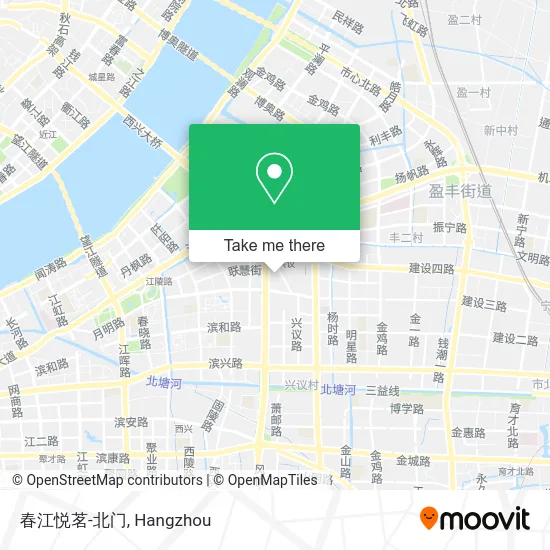 春江悦茗-北门 map