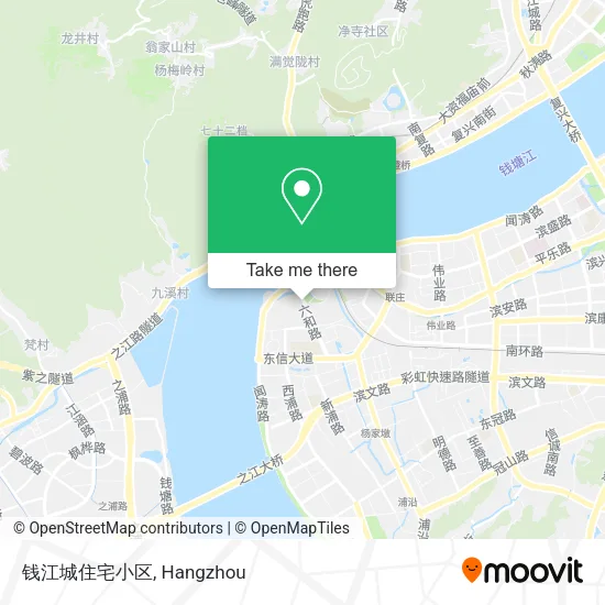 钱江城住宅小区 map