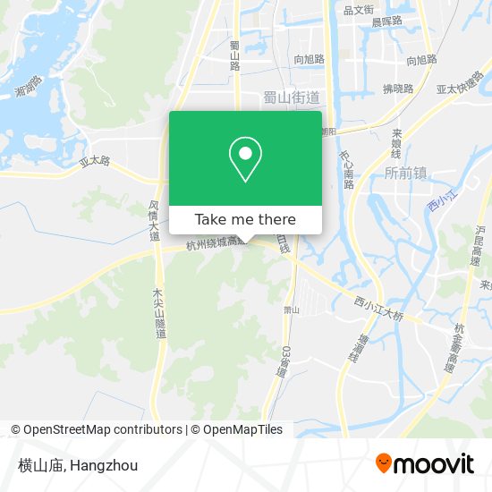 横山庙 map