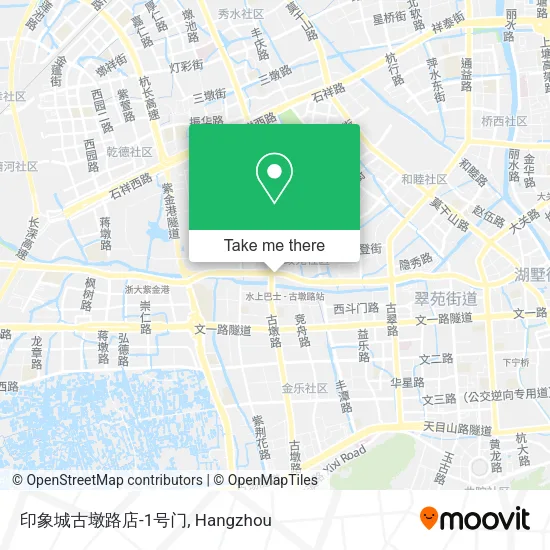 印象城古墩路店-1号门 map