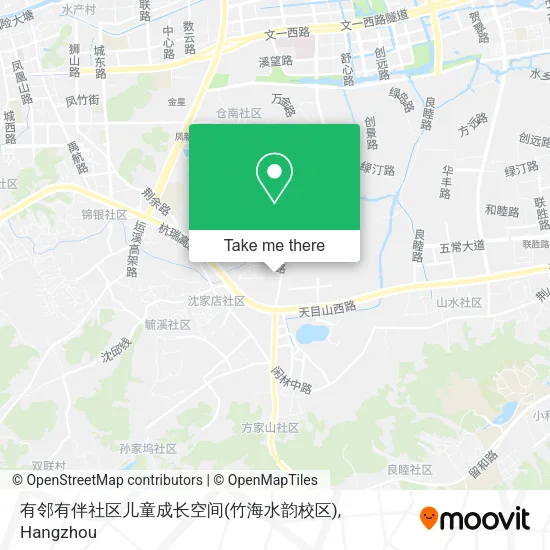 有邻有伴社区儿童成长空间(竹海水韵校区) map