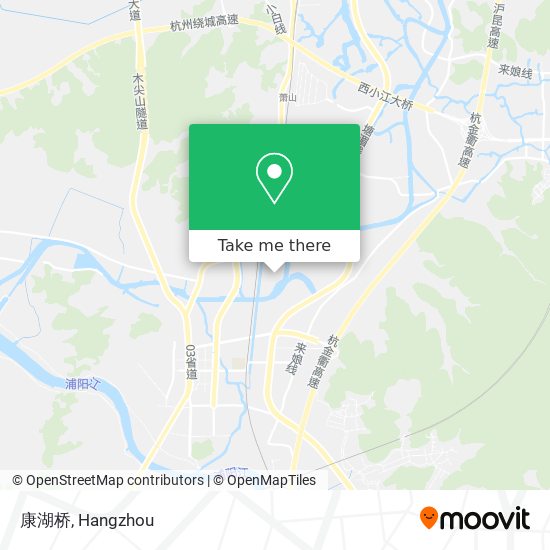 康湖桥 map