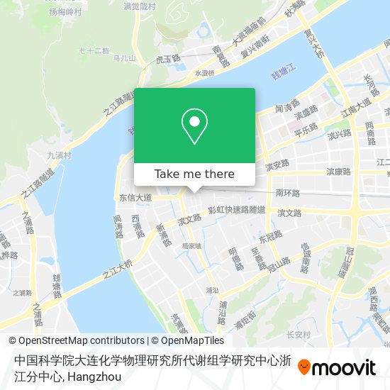 中国科学院大连化学物理研究所代谢组学研究中心浙江分中心 map