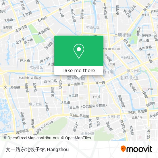 文一路东北饺子馆 map