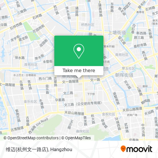 维迈(杭州文一路店) map
