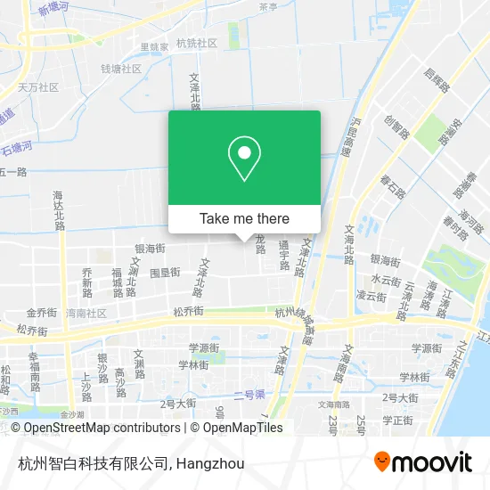 杭州智白科技有限公司 map