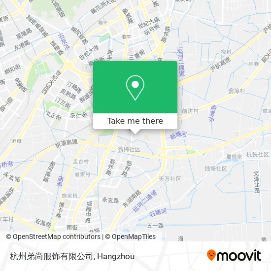 杭州弟尚服饰有限公司 map
