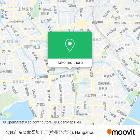 余姚市东蒲禽蛋加工厂(杭州经营部) map