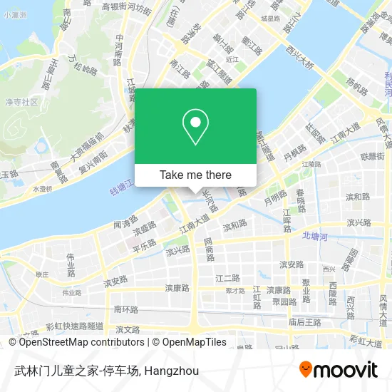 武林门儿童之家-停车场 map