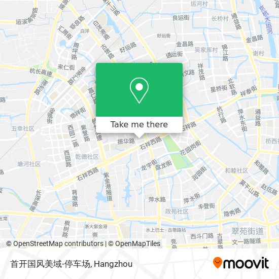 首开国风美域-停车场 map