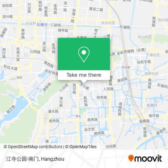 江寺公园-南门 map
