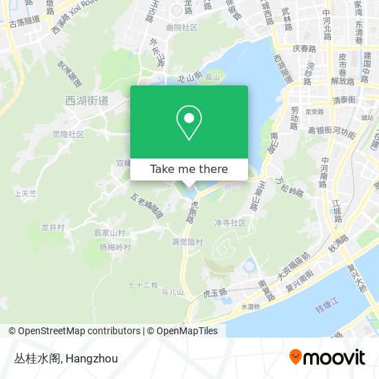 丛桂水阁 map