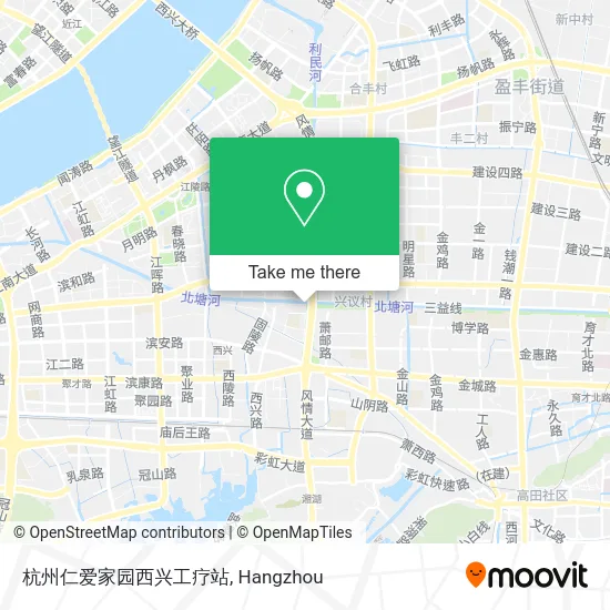 杭州仁爱家园西兴工疗站 map