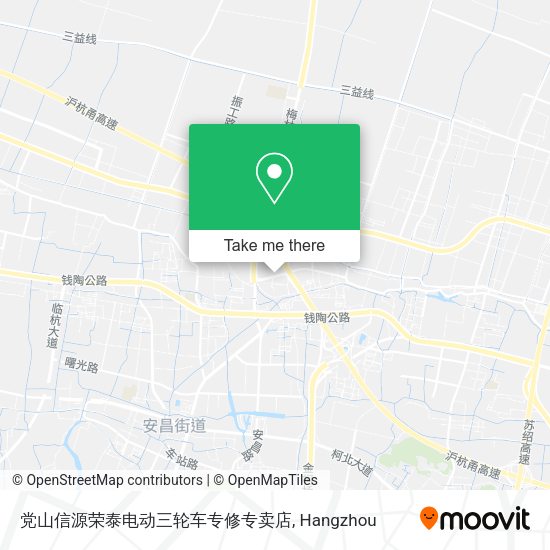 党山信源荣泰电动三轮车专修专卖店 map