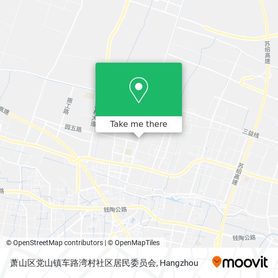 萧山区党山镇车路湾村社区居民委员会 map