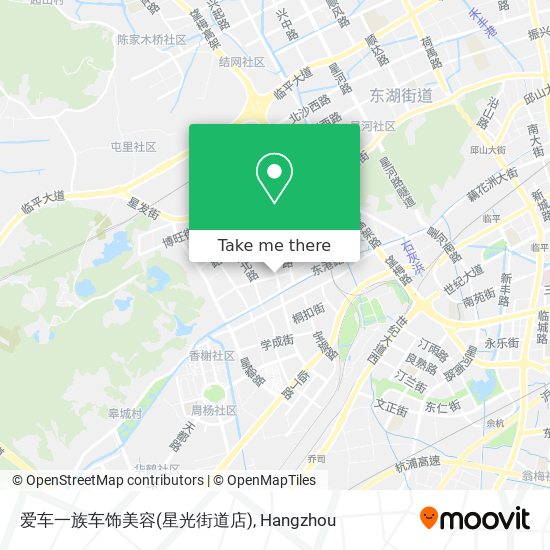 爱车一族车饰美容(星光街道店) map