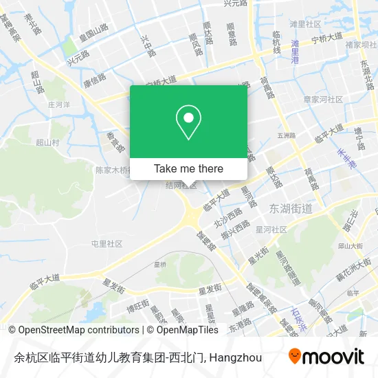 余杭区临平街道幼儿教育集团-西北门 map