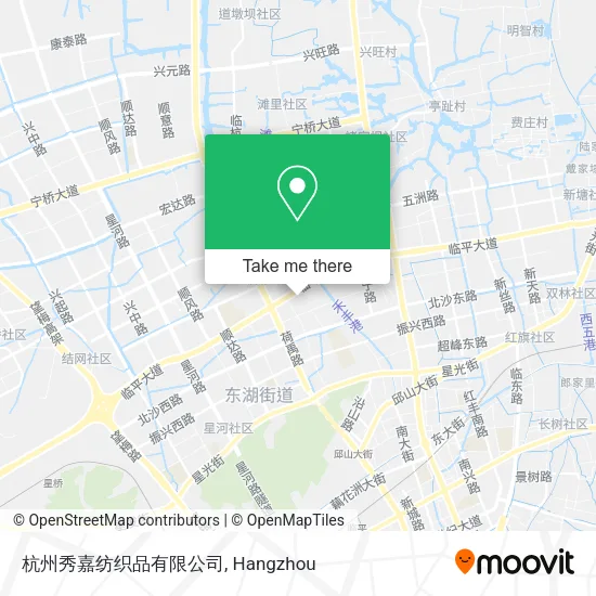 杭州秀嘉纺织品有限公司 map