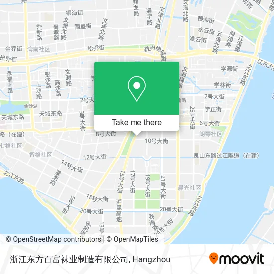 浙江东方百富袜业制造有限公司 map