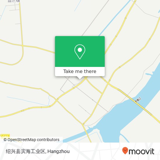 绍兴县滨海工业区 map