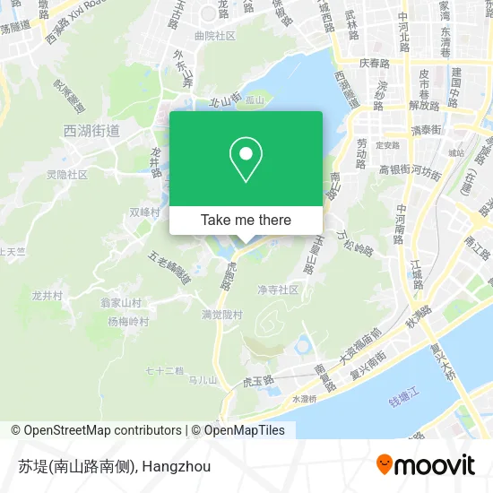 苏堤(南山路南侧) map